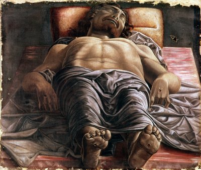 Klaagliederen over de dode Christus door Andrea Mantegna