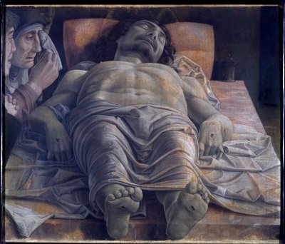 Rouw om de dode Christus, c.1483 door Andrea Mantegna