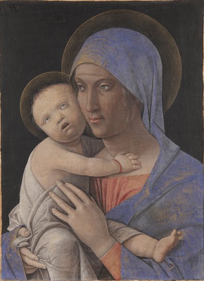 Madonna met kind, 1480 door Andrea Mantegna