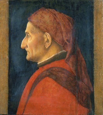 Portret van een man, 1450 door Andrea Mantegna