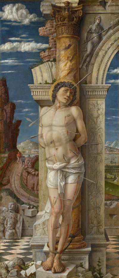 St. Sebastiaan door Andrea Mantegna