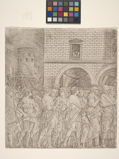De Senatoren - De Triomf van Julius Caesar door Andrea Mantegna