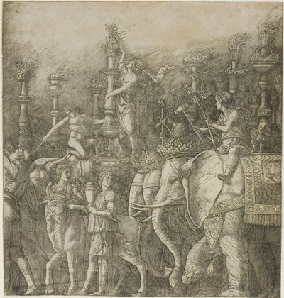 De Triomf van Julius Caesar door Andrea Mantegna
