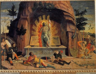 De opstanding (fragment) door Andrea Mantegna