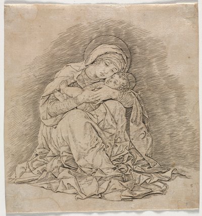 Maagd en Kind door Andrea Mantegna