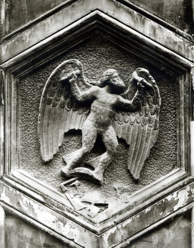 Daedalus, decoratief reliëf van de Campanile, Florence, c.1348-50 door Andrea Pisano