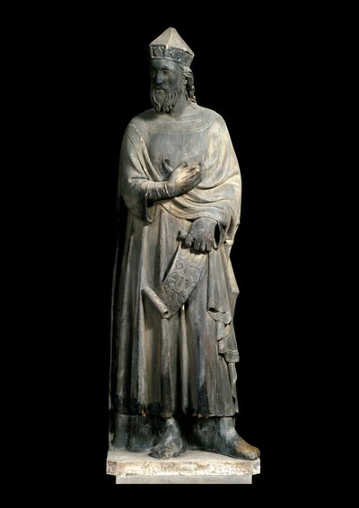 Voorstelling van Salomo Marmeren sculptuur door Andrea Pisano (ca. 1290-1348), Firenze, Museo dell