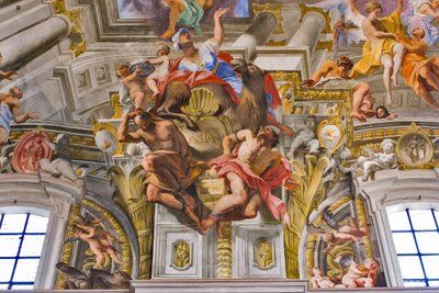 Azië (detail) van de allegorieën van de continenten door Andrea Pozzo