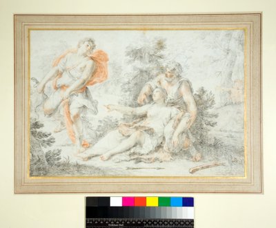 Jupiter en Diana door Andrea Procaccini