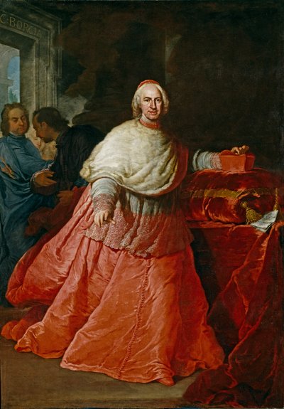 Portret van kardinaal Carlos de Borja y Centellas 1663-1733, na 1721 door Andrea Procaccini