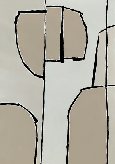 Organische neutrale vormen door Andrea Reichhart