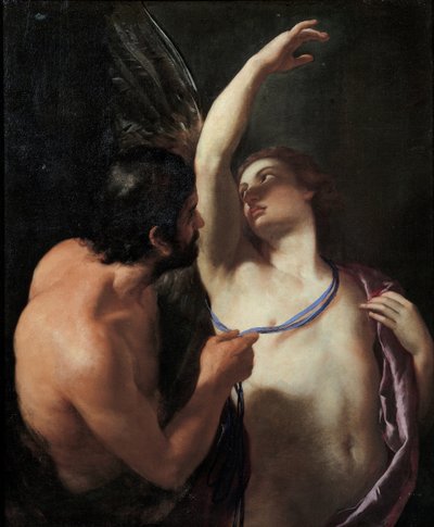 Daedalus en Icarus, ca. 1645 door Andrea Sacchi