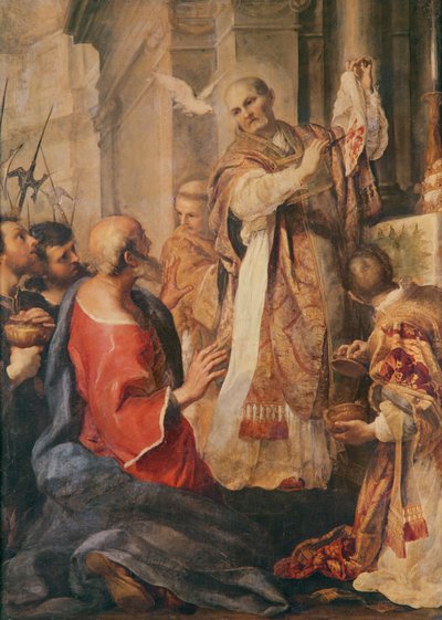 St. Gregorius de Grote (c.540-604) door Andrea Sacchi