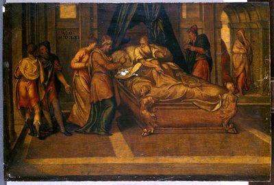 Scènes uit het verhaal van David, 1561 door Andrea Schiavone