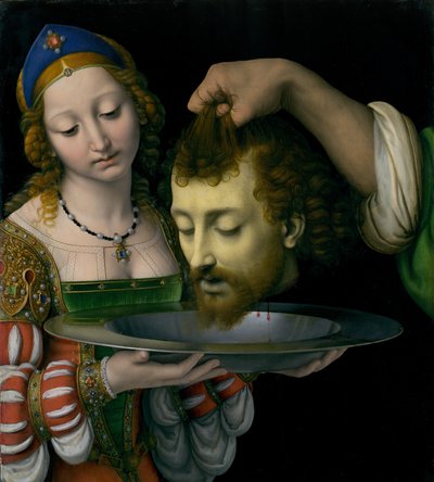 Salome met het hoofd van Sint-Jan de Doper door Andrea Solario
