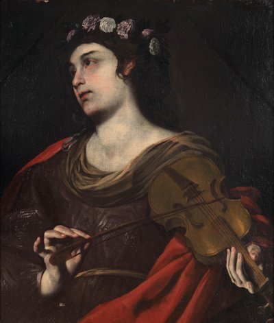 Sint Cecilia door Andrea Vaccaro