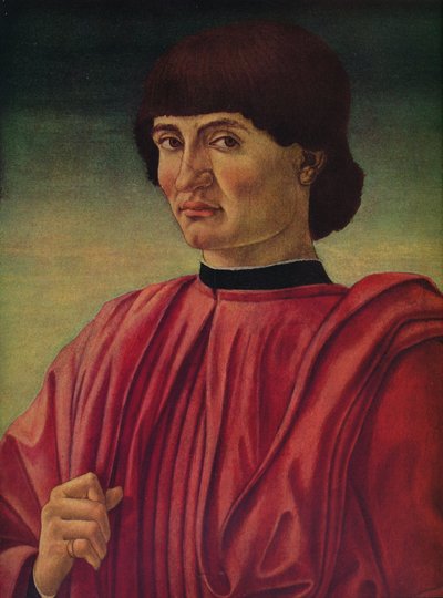 Portret van een man, ca. 1450 door Andrea del Castagno