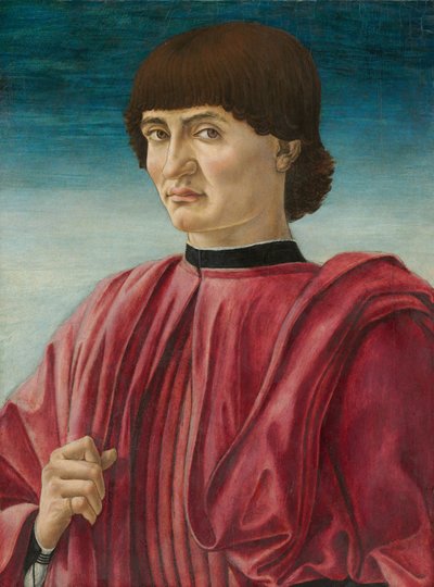 Portret van een man, ca. 1450 door Andrea del Castagno
