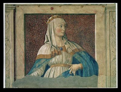 Koningin Esther, uit de Villa Carducci-serie van beroemde mannen en vrouwen, ca. 1450 door Andrea del Castagno