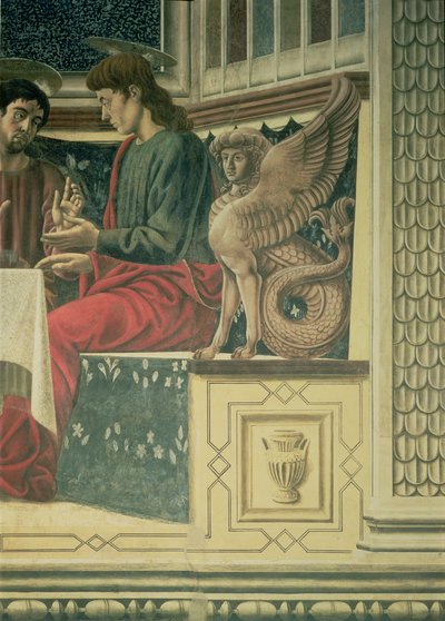 Het Laatste Avondmaal (detail) door Andrea del Castagno