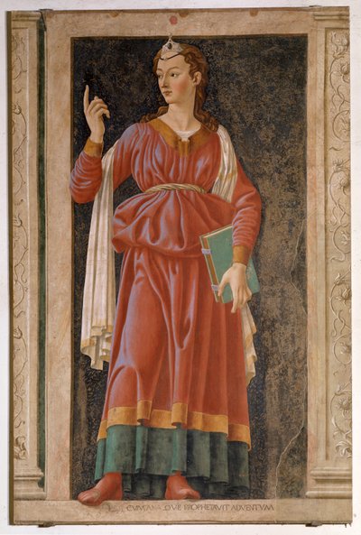 De Sibylle van Cumae door Andrea del Castagno