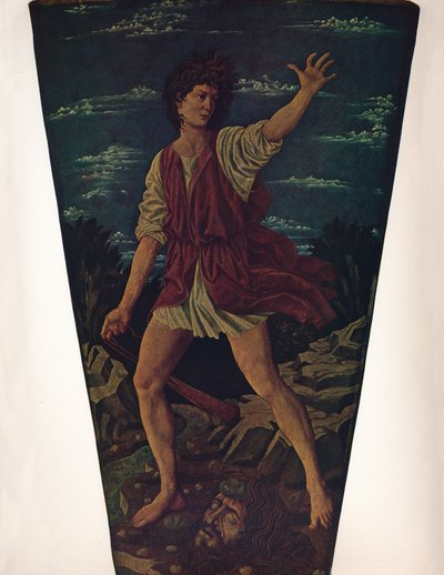 De jeugdige David door Andrea del Castagno
