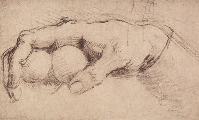 Een hand door Andrea del Sarto