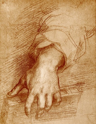 Madonna hand met boek door Andrea del Sarto