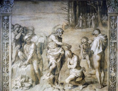 Sint-Jan doopt menigten door Andrea del Sarto