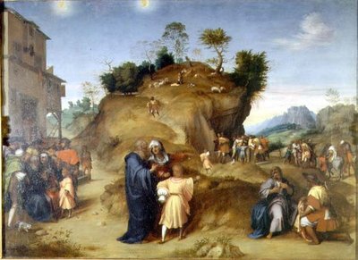 Scènes uit de kindertijd van St. Joseph door Andrea del Sarto