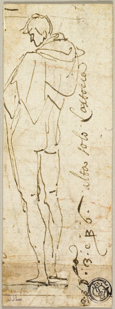 Staande mannelijke naakt door Andrea del Sarto