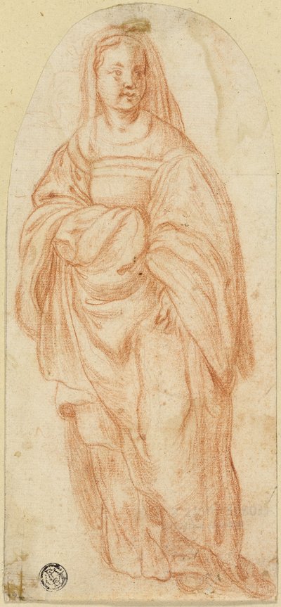 Staande vrouw door Andrea del Sarto