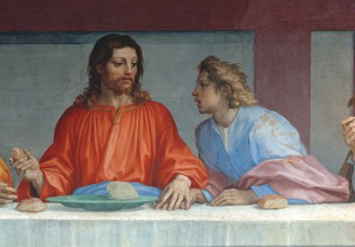 Het Laatste Avondmaal, door Andrea del Sarto door Andrea del Sarto