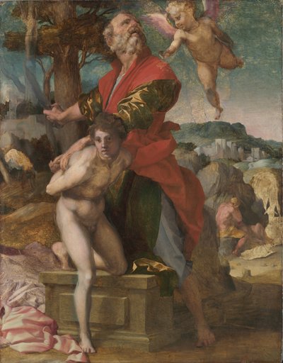 Het offer van Isaac door Andrea del Sarto