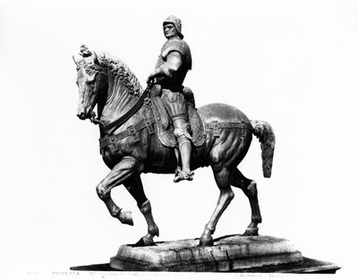 Ruiterstandbeeld van de condottiere Bartolomeo Colleoni door Andrea del Verrocchio