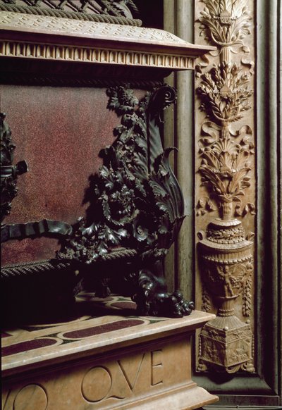 Grafmonument van Piero en Giovanni de Medici, zonen van Cosimo de Medici de voormalige door Andrea del Verrocchio