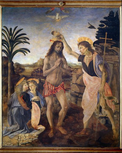 De doop van Christus door Andrea del Verrocchio