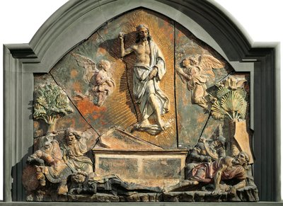De opstanding van Christus (De slapende soldaat wordt voorgesteld als Laurent de Medici) door Andrea del Verrocchio