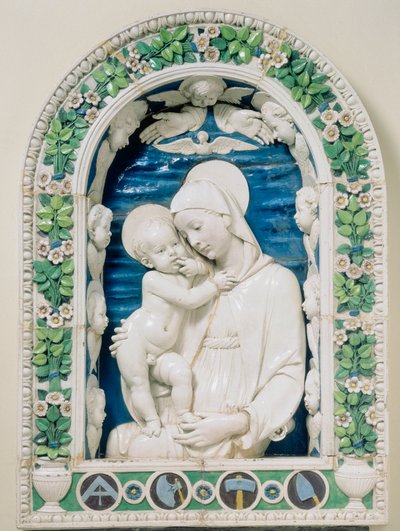 Madonna van de Architecten: werk van Andrea della Robbia door Andrea Della Robbia