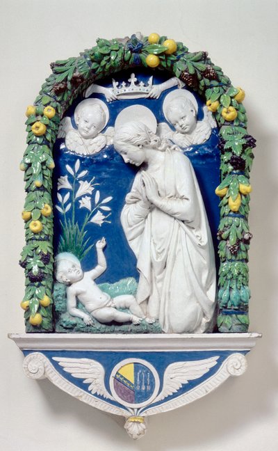 Madonna van de Lelies door Andrea Della Robbia