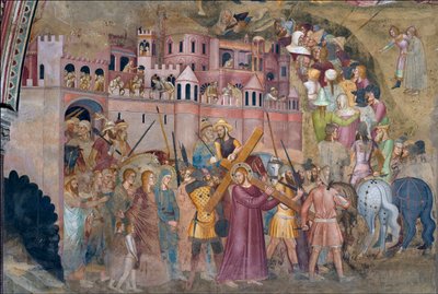 Christus draagt het kruis door Andrea di Bonaiuto (fl.1343 77)