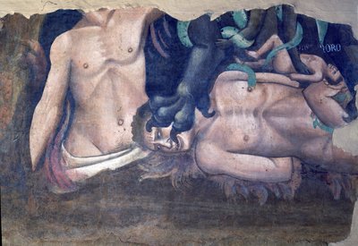 De Triomf van de Dood (detail) door Andrea di Cione Orcagna