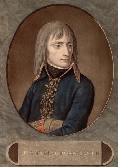 de Generaal Bonaparte in 1798 - gravure door Andrea Appiani (1754-1817) door Andrea the Elder (after) Appiani
