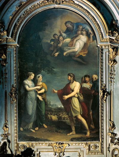Jacob en Rachel door Andrea the Elder Appiani