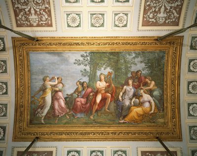 Parnassus door Andrea the Elder Appiani