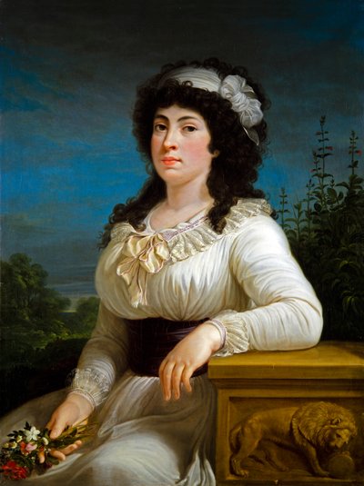 Portret van Marianna Movigia Reina door Andrea the Elder Appiani