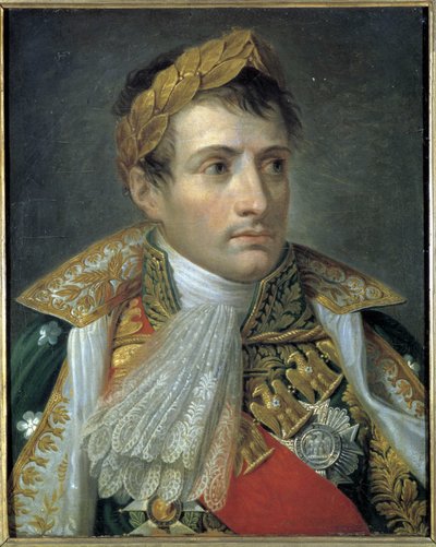 Portret van Napoleon I, schilderij door Andrea Appiani (1754 - 1817). Museo del Risorgimento. Milaan door Andrea the Elder Appiani