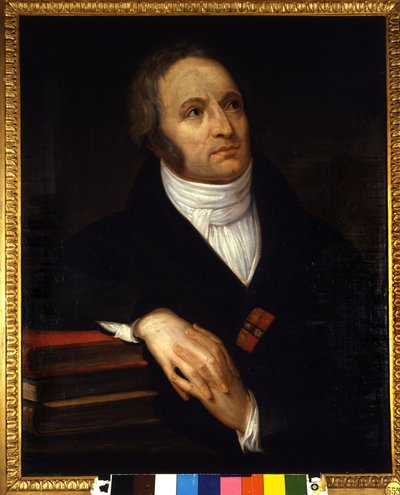 Portret van Vincenzo Monti (1754 - 1828), Italiaanse dichter. Schilderij door Andrea Appiani (1754-1819). 1809. Pinacoteca di Brera, Milaan door Andrea the Elder Appiani