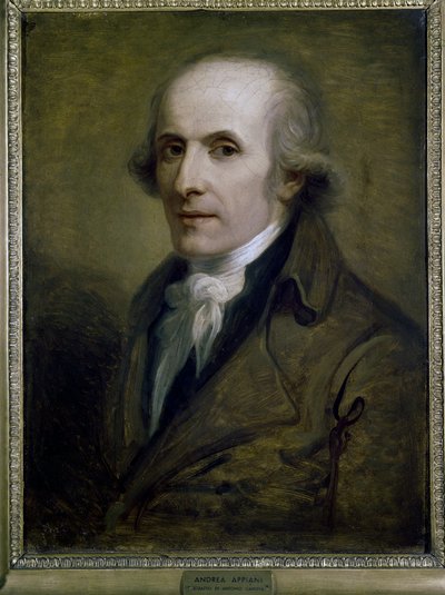 Portret van de beeldhouwer Antonio Canova door Andrea the Elder Appiani