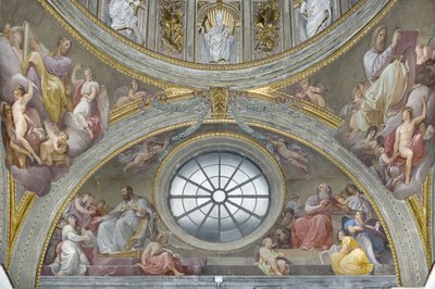 Sint Augustinus en Sint Hiëronymus, 1792-95 door Andrea the Elder Appiani